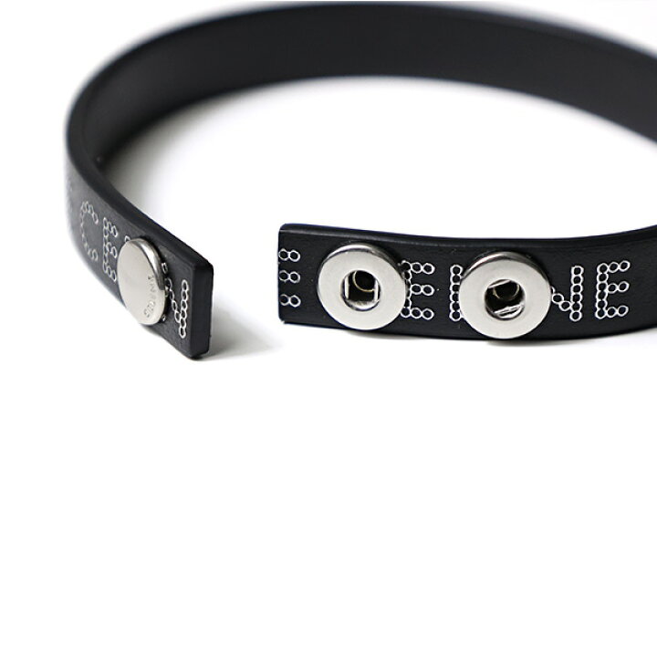 楽天市場】CELINE セリーヌ Monochroms Studs Bracelet ブレスレット 