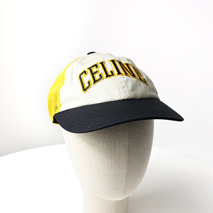 楽天市場】CELINE セリーヌ Mesh Baseball Cap ベースボールキャップ 
