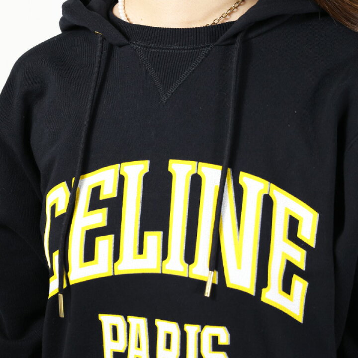 楽天市場】CELINE セリーヌ Oversized Hoodie プルオーバーパーカー 
