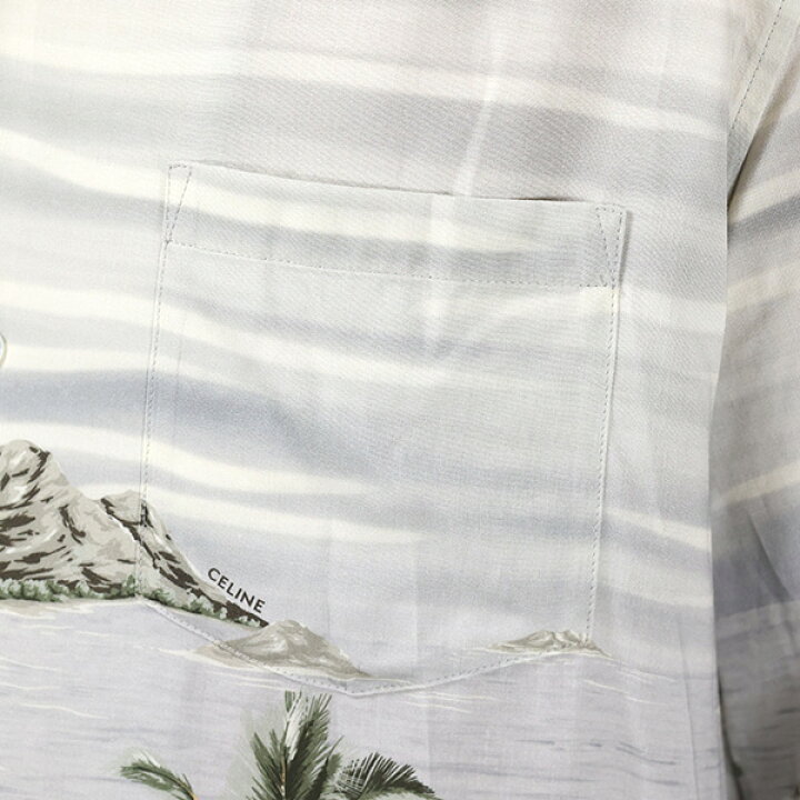 楽天市場】CELINE セリーヌ Hawaiian Shirts ハワイアンシャツ 
