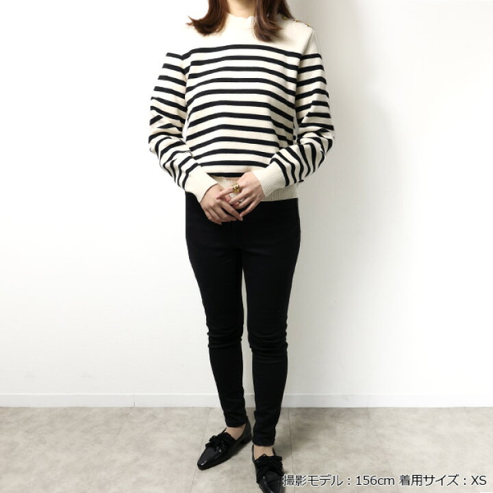 楽天市場】CELINE セリーヌ Cotton Crew Neck Mariniere Sweater  