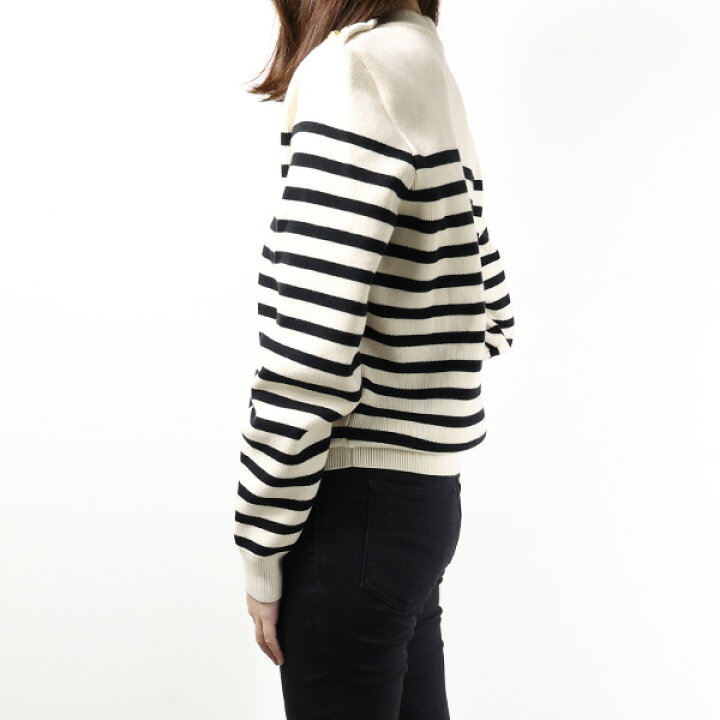 楽天市場】CELINE セリーヌ Cotton Crew Neck Mariniere Sweater 