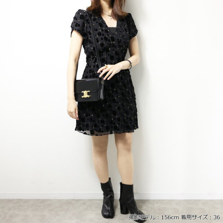 楽天市場】CELINE セリーヌ Velvet Babydoll Mini Dress ベビードール  