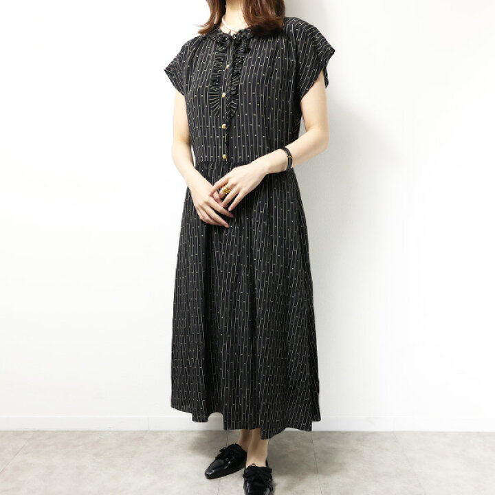 楽天市場】CELINE セリーヌ Triomphe Stripe Silk Dress ワンピース  