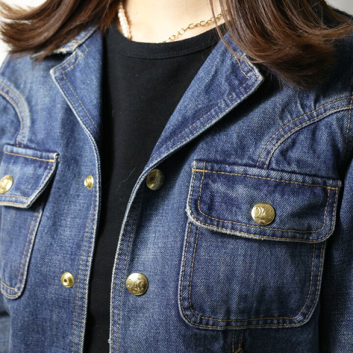楽天市場】CELINE セリーヌ Wash Denim Trucker Jacket トラッカー 