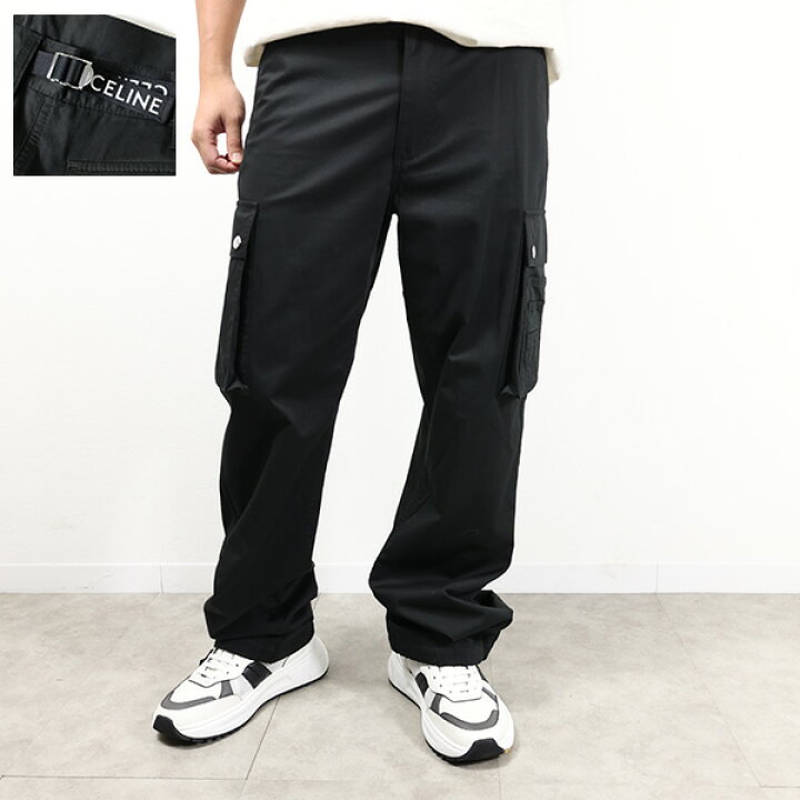 楽天市場】CELINE セリーヌ Cotton Linen Cargo Pants カーゴパンツ  