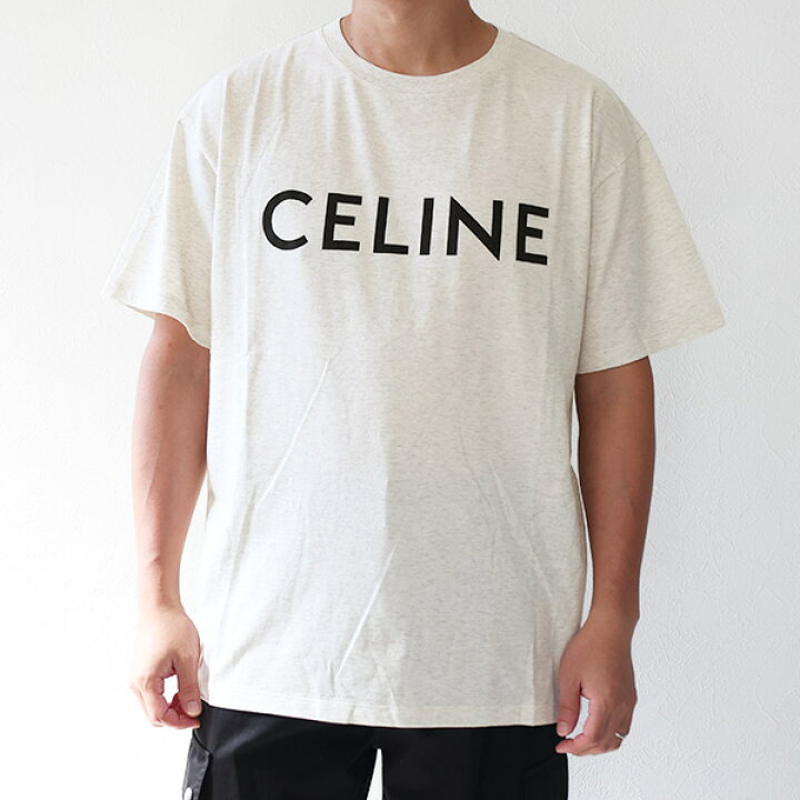 楽天市場】CELINE セリーヌ Cotton Loose T-Shirts ルーズTシャツ 