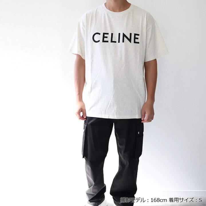 楽天市場】CELINE セリーヌ Cotton Loose T-Shirts ルーズTシャツ  