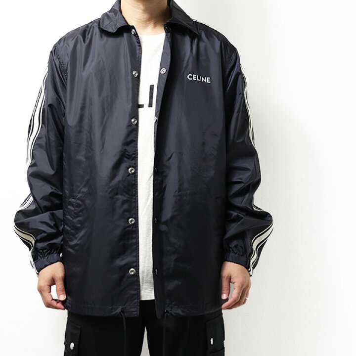楽天市場】CELINE セリーヌ Nylon Coach Jacket コーチジャケット 