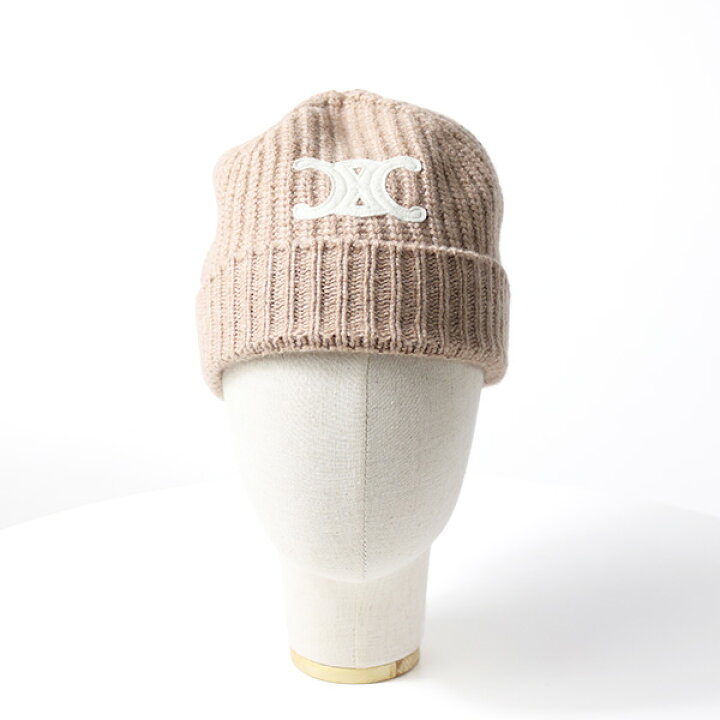 楽天市場】CELINE セリーヌ ニット帽 Triomphe Beanie 2AA32384D 