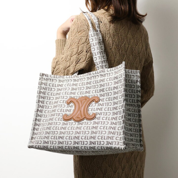 楽天市場】CELINE セリーヌ トートバッグ Large Cabas Thais Triomphe 