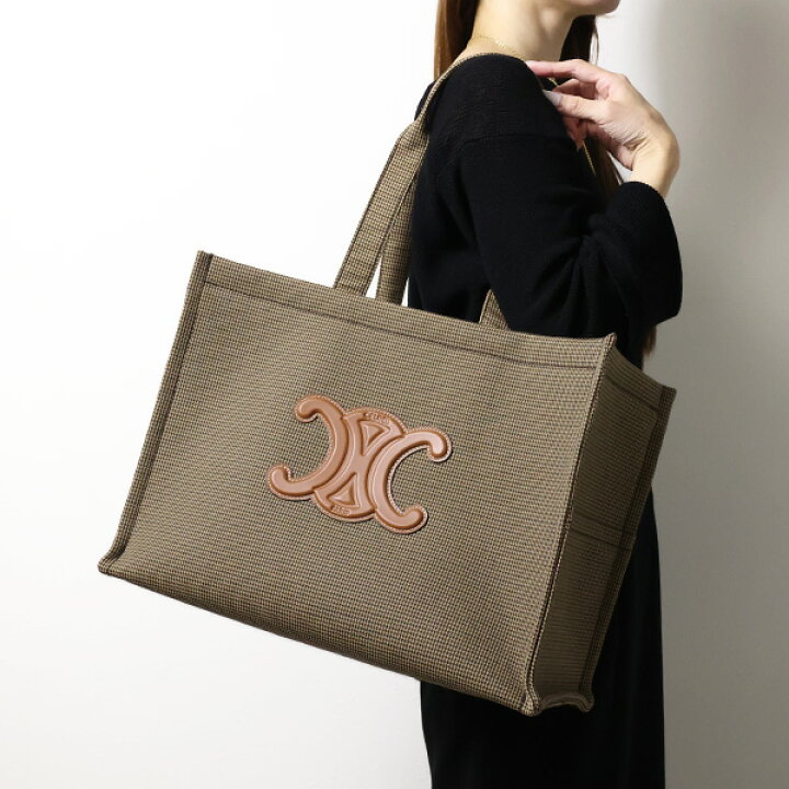 楽天市場】CELINE セリーヌ トートバッグ Large Cabas Thais Triomphe