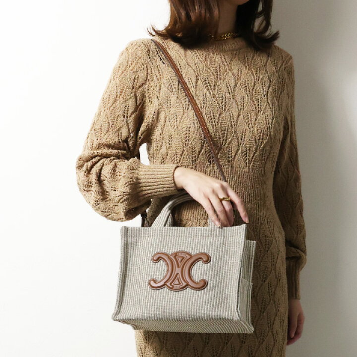楽天市場】CELINE セリーヌ トートバッグ Small Cabas Thais Triomphe 