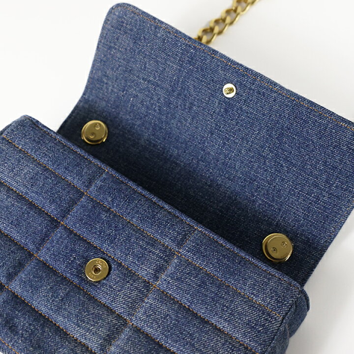 楽天市場】CELINE セリーヌ ショルダーバッグ Celine Logo Denim Chain 