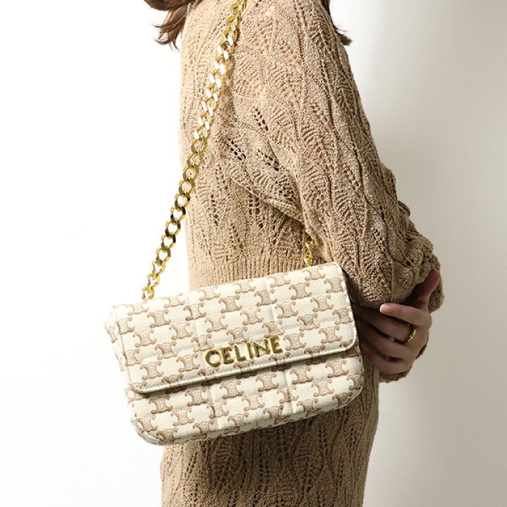 楽天市場】CELINE セリーヌ ショルダーバッグ Celine Logo Triomphe 