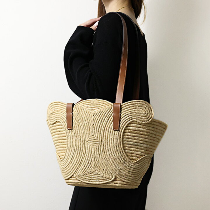 楽天市場】CELINE セリーヌ かごバッグ Classic Panier Small Braided 