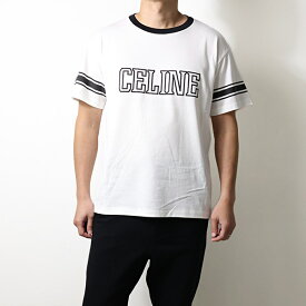 CELINE セリーヌ Tシャツ Logo T-Shirts RX02N671Q メンズ 半袖 ルーズ クルーネック カットソー コットン ロゴT LaG Onlinestore