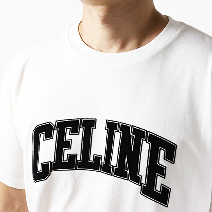 楽天市場】CELINE セリーヌ Tシャツ Logo Loose T-Shirts RX0AY671Q 