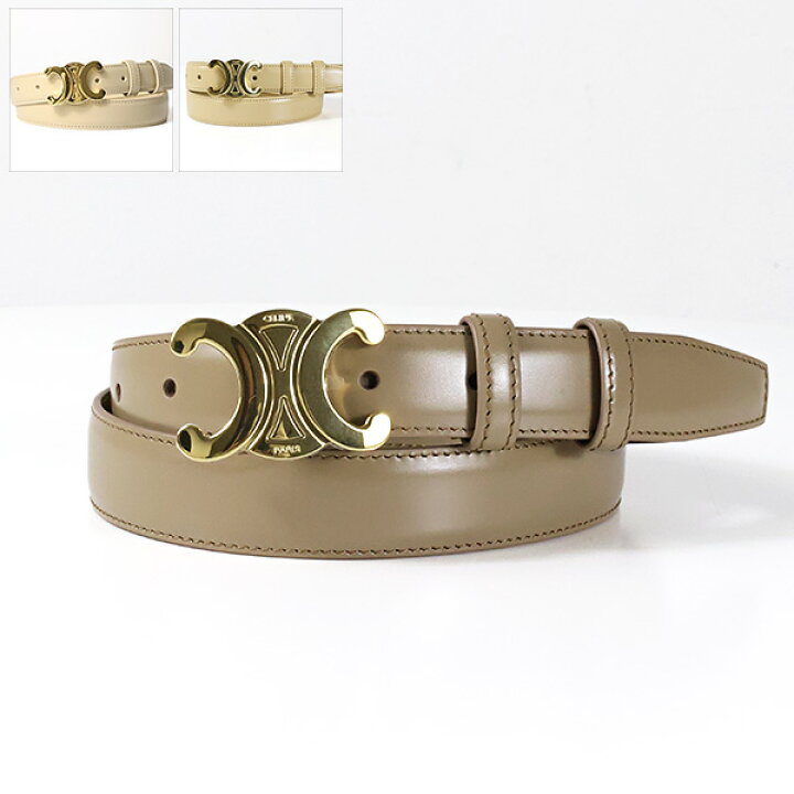楽天市場】CELINE セリーヌ ベルト Medium Triomphe Belt 25mm 