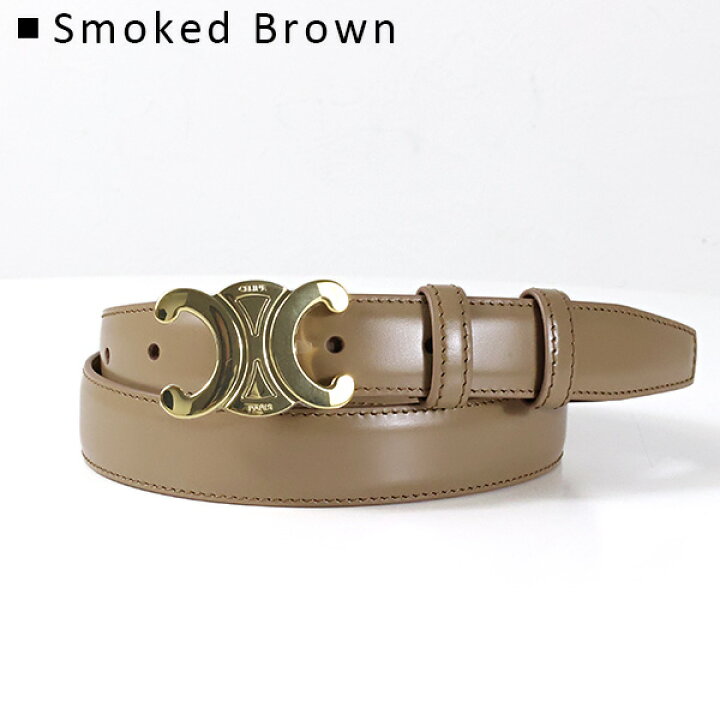 楽天市場】CELINE セリーヌ ベルト Medium Triomphe Belt 25mm 