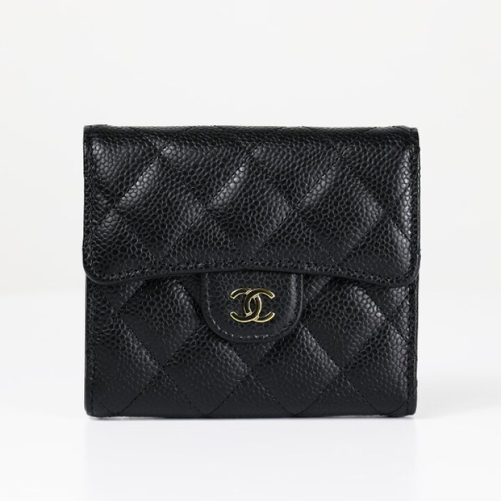 楽天市場】CHANEL シャネル MATELASSE Tri-Fold Wallet 三つ折り財布  