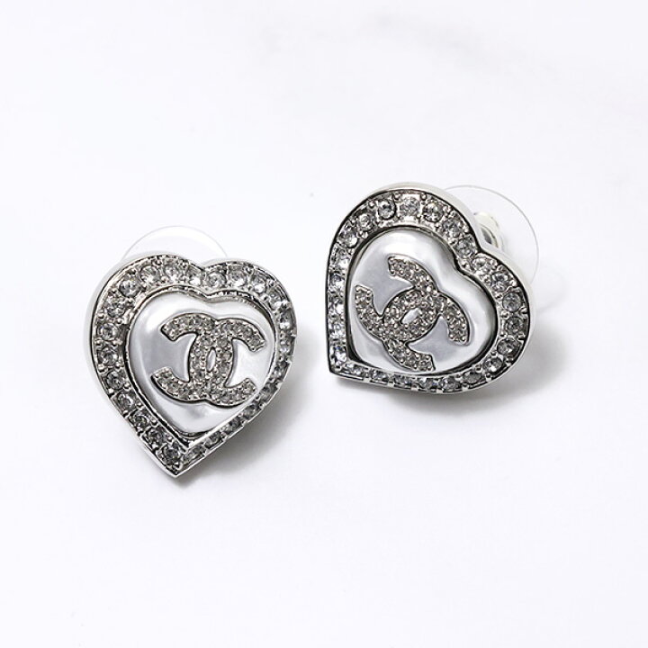 楽天市場】CHANEL シャネル Coco Mark Earrings ABB632 ハートモチーフ 