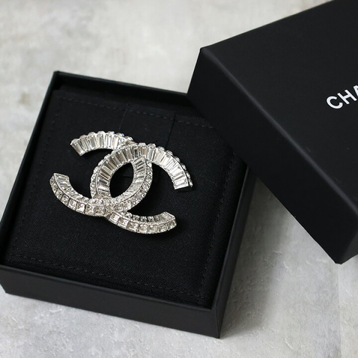 楽天市場】CHANEL シャネル COCO CRYSTAL BROOCH ココマーク ブローチ 