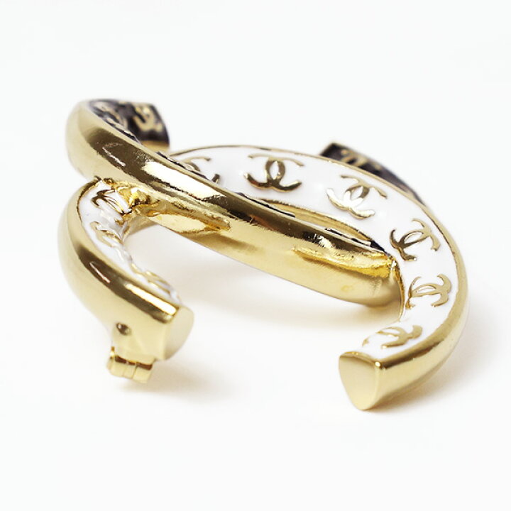 楽天市場】CHANEL シャネル Bicolor CC Brooch ブローチ メタル ココ 
