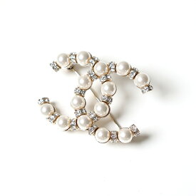 CHANEL シャネル Pearl CC Brooch ブローチ アクセサリー パール ココマーク エレガント レディース AB5647 B03409 LaG Onlinestore