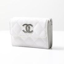 楽天市場】chanel 財布 三つ折り（カラーホワイト）（財布・ケース 