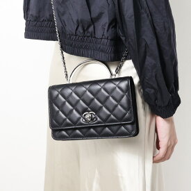 CHANEL シャネル CHAIN WALLET BAG チェーンウォレット ショルダーバッグ クロスボディ 鞄 レザー キルティング CCロゴ レディース AP3705 LaG Onlinestore