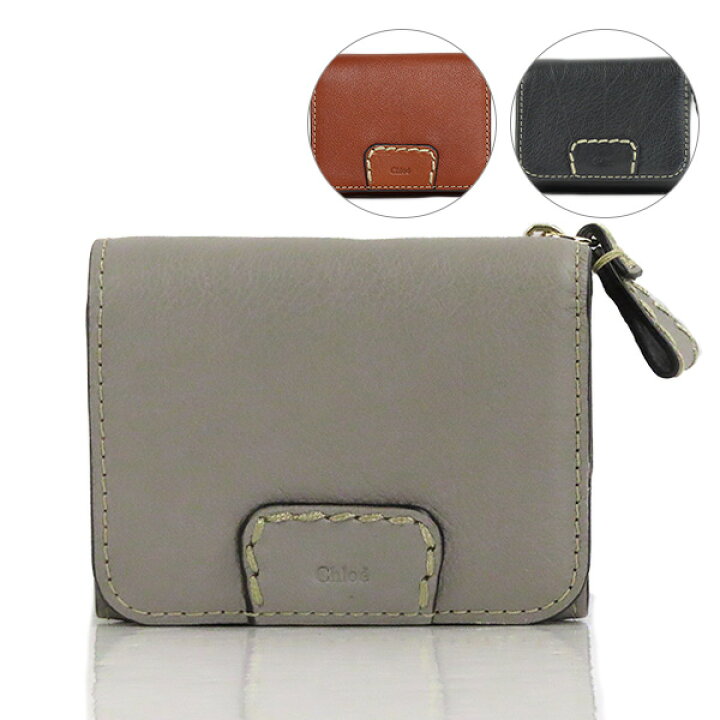楽天市場】Chloe クロエ EDITH Tri-Fold Wallet CHC21WP161F43 001053 