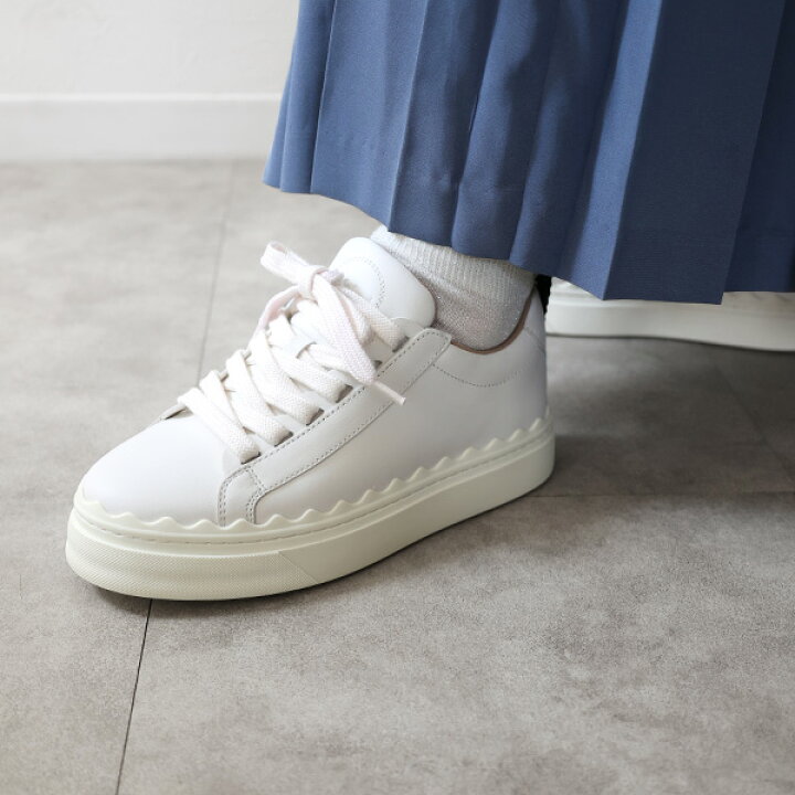楽天市場】Chloe クロエ LAUREN Low cut sneaker CHC19S10842 101 