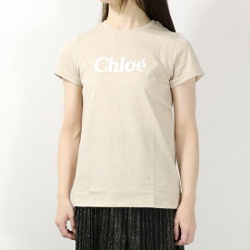 【5/31迄！SNSフォロワーさん限定 5％OFFクーポン発行中】Chloe クロエ Logo T-Shirts Tシャツ 半袖 ロゴ クルーネック キッズ 子供 レディース 大人も可 C15E06