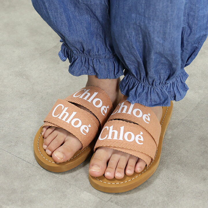 楽天市場】Chloe クロエ Woody Flat Sandal サンダル ミュール 靴  