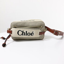 Chloe クロエ Woody Belt Bag ベルトバッグ ボディバッグ ハンドバッグ ウッディ リボン 鞄 リネンキャンバス レディース CHC23AS432L06 27S