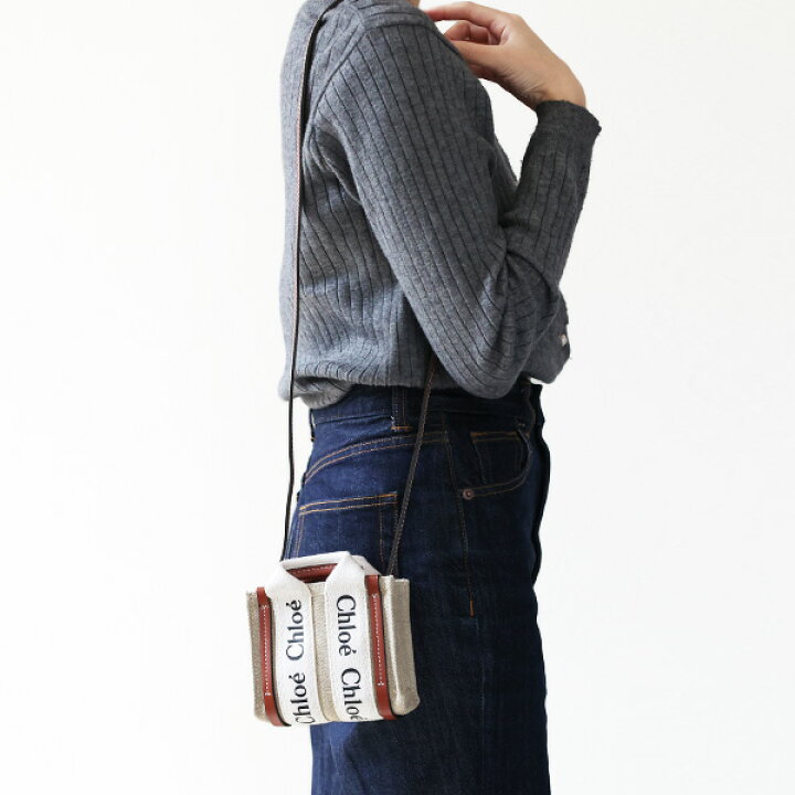 楽天市場】Chloe クロエ WOODY Nano Tote Bag トートバッグ 