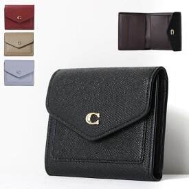 【5/31迄！SNSフォロワーさん限定 5％OFFクーポン発行中】COACH コーチ Wyn Small Wallet 二つ折り財布 ミニ財布 レザー 本革 カジュアル キレカジ レディース C2328