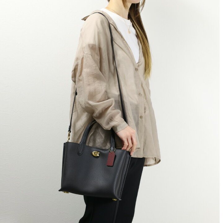 楽天市場】COACH コーチ WILLOW TOTE 24 トートバッグ ショルダー  