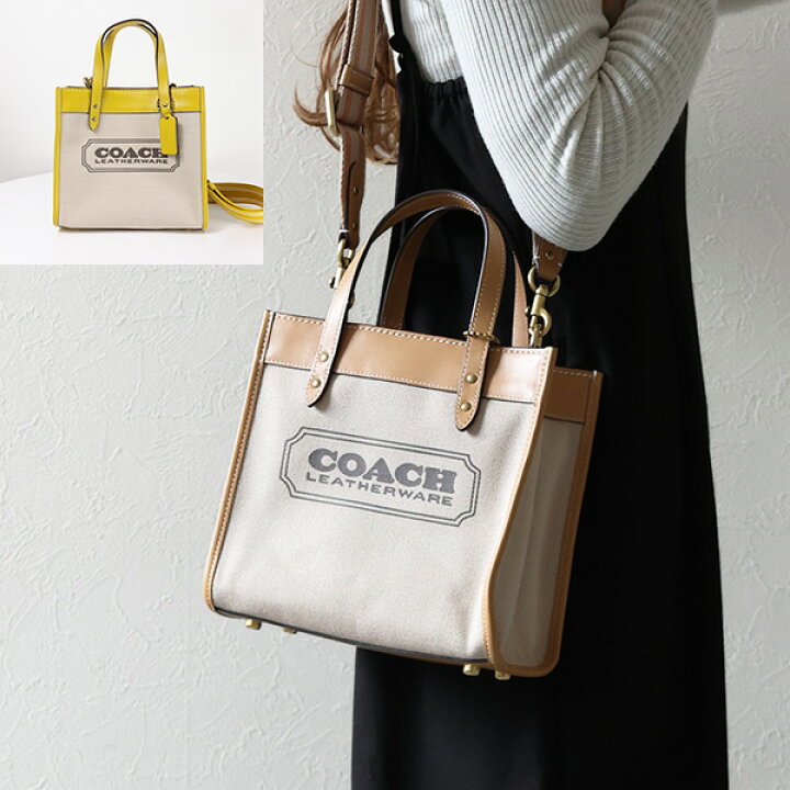 楽天市場】Coach コーチ トートバッグ Field Tote 22 レディース 