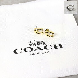 Coach コーチ Signature C Earrings 37369816 ピアス スタッドピアス アクセサリー シグネチャーCロゴ 真鍮 レディース