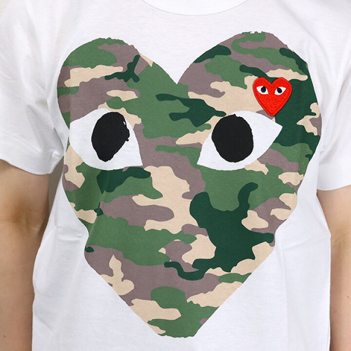 楽天市場】COMME des GARCONS コムデギャルソン Play Camouflage Heart 