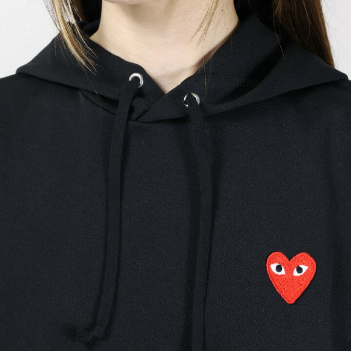 楽天市場】COMME des GARCONS コムデギャルソン Play Logo Hoodie プル 