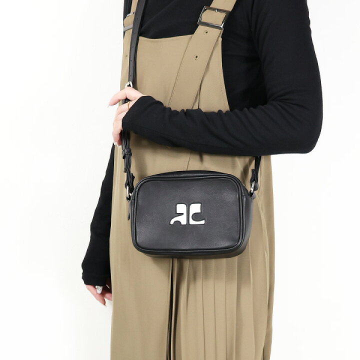 楽天市場】Courreges クレージュ ショルダーバッグ Logo Camera Bag 