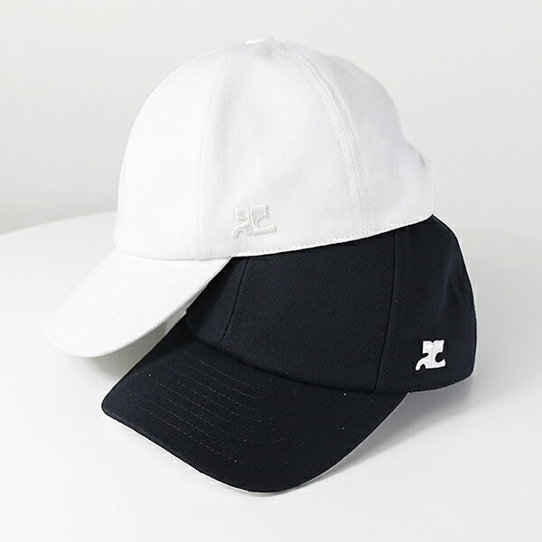 Courreges クレージュ ベースボールキャップ Baseball Cap 123ACT002CO00240 レディース シグネチャー コットン ACロゴ キャップ 帽子 LaG Onlinestore