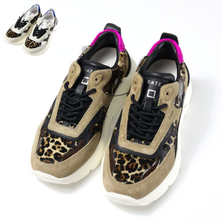 D.A.T.E. デイト FUGA Snaekers スニーカー ローカット レザー 本革 ラウンドトゥ シューズ 靴 レディース W391-FG-HA LaG Onlinestore