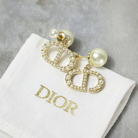 Dior ディオール TRIBALES EARRINGS ピアス アクセサリー 両耳用 CDシグネチャー トライバル メタル レジンパール レディース E1654TRIRS D301