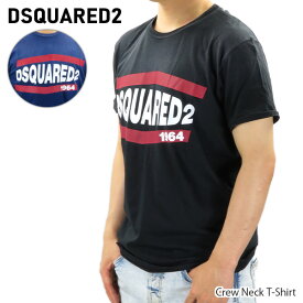 【3月31迄！タイムセール価格！】DSQUARED2 ディースクエアード Tシャツ Crew Neck T Shirt クルーネック 半袖 ロゴ メンズ［S74GD0639 S21600］