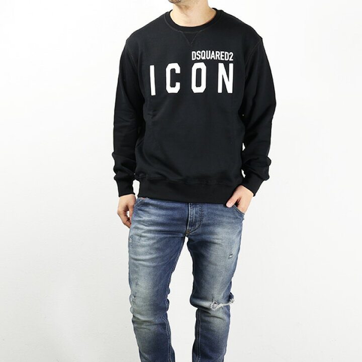 楽天市場】DSQUARED2 ディースクエアード Logo Print Sweatshirt 