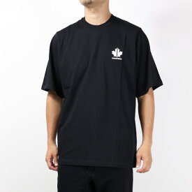 DSQUARED2 ディースクエアード LOGO T-SHIRTS Tシャツ 半袖 クルーネック ロゴT コットン キッズ 男の子 メンズ 大人も可 DQ1442D004G